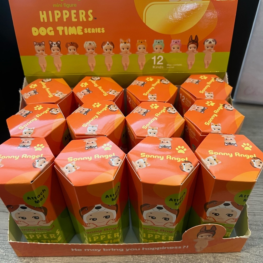 Hippers Dog Time Series Mini Figures - Orange